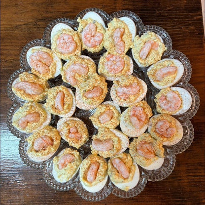 Authentic Cajun Pickled Shrimp – Wild-Caught Gulf Seafood (32 oz Large Jar)