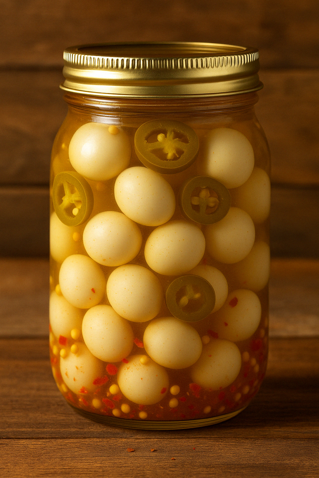 Crazy Cajun Pickled Quail Eggs with Jalapeños – Gourmet Southern Snack