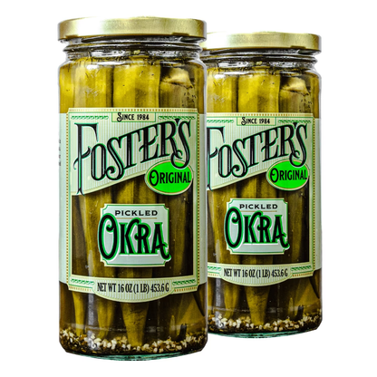 Classic Southern Pickled Okra – Extra Crisp Cajun Snack (32 oz Jar)