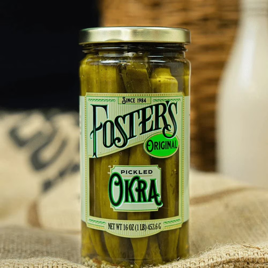 Classic Southern Pickled Okra – Extra Crisp Cajun Snack (32 oz Jar)