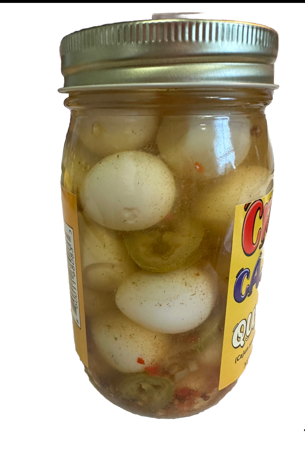 Crazy Cajun Pickled Quail Eggs with Jalapeños – Gourmet Southern Snack