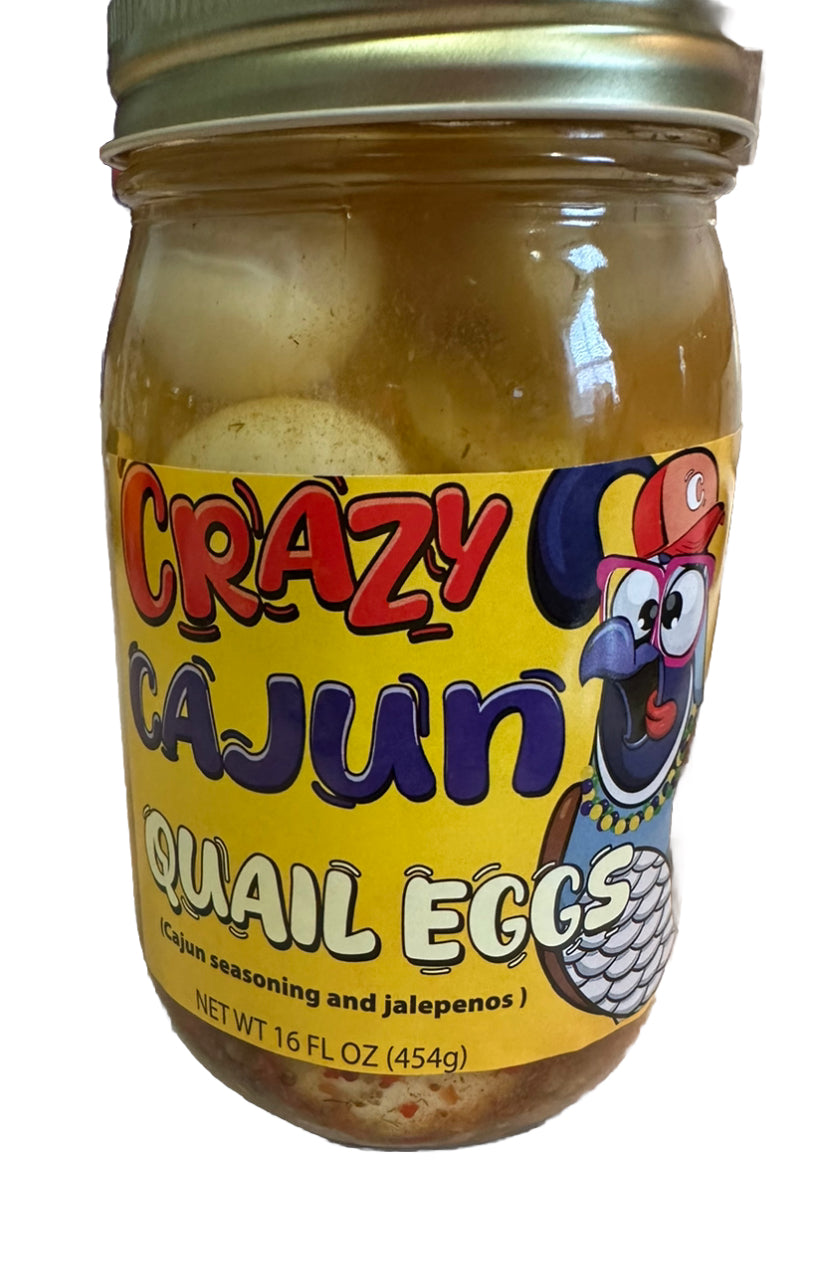 Crazy Cajun Pickled Quail Eggs with Jalapeños – Gourmet Southern Snack